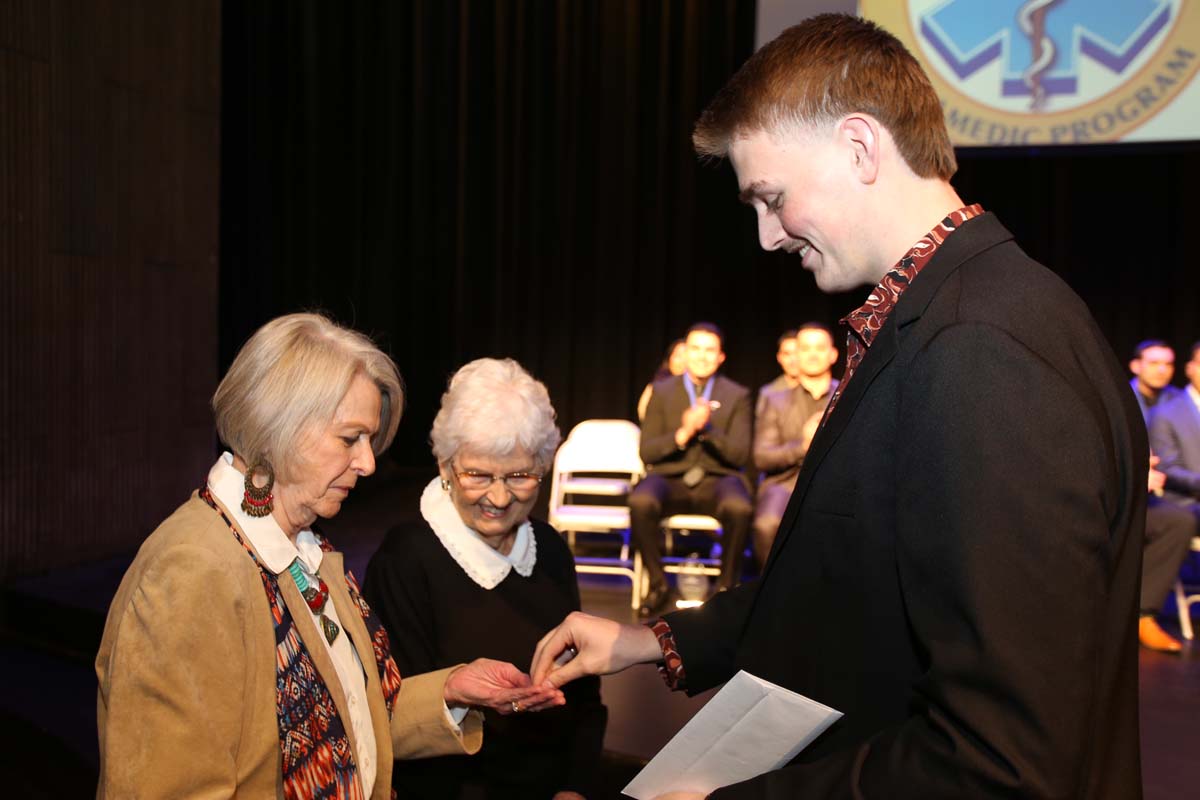 People attending the Paramedic Graduation