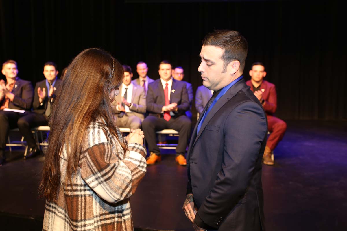 People attending the Paramedic Graduation