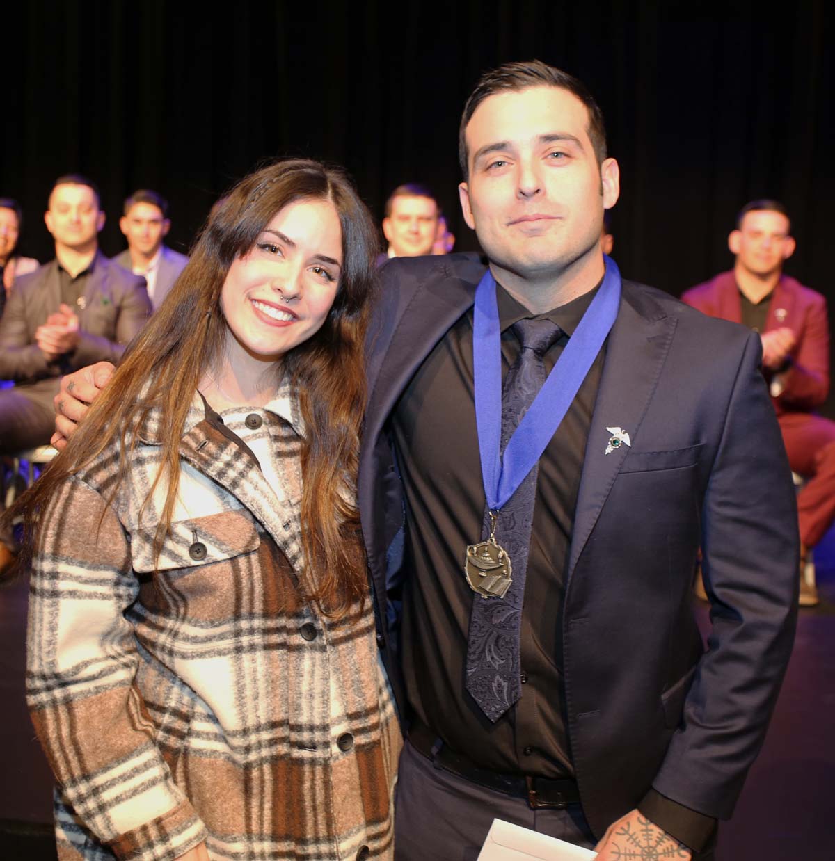 People attending the Paramedic Graduation