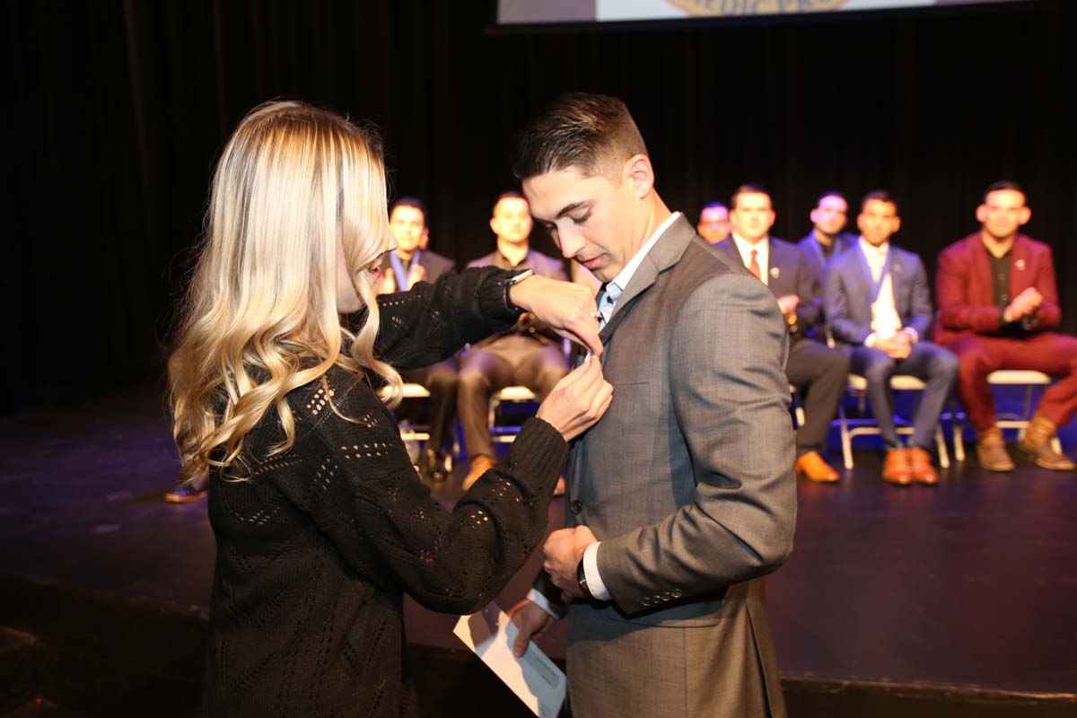 People attending the Paramedic Graduation