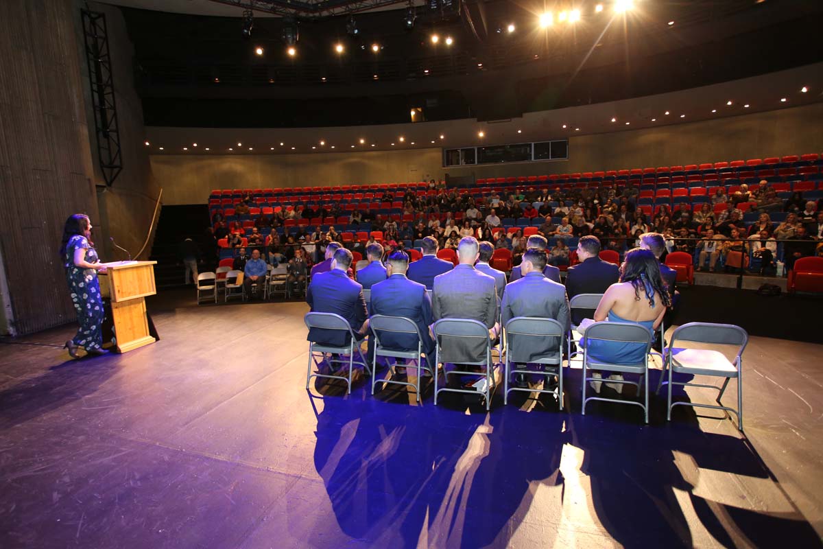 People attending the Paramedic Graduation
