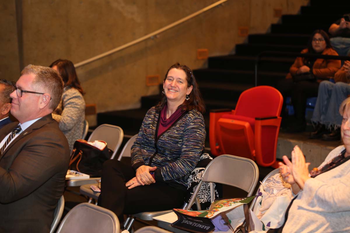 People enjoying the Paramedic Graduation