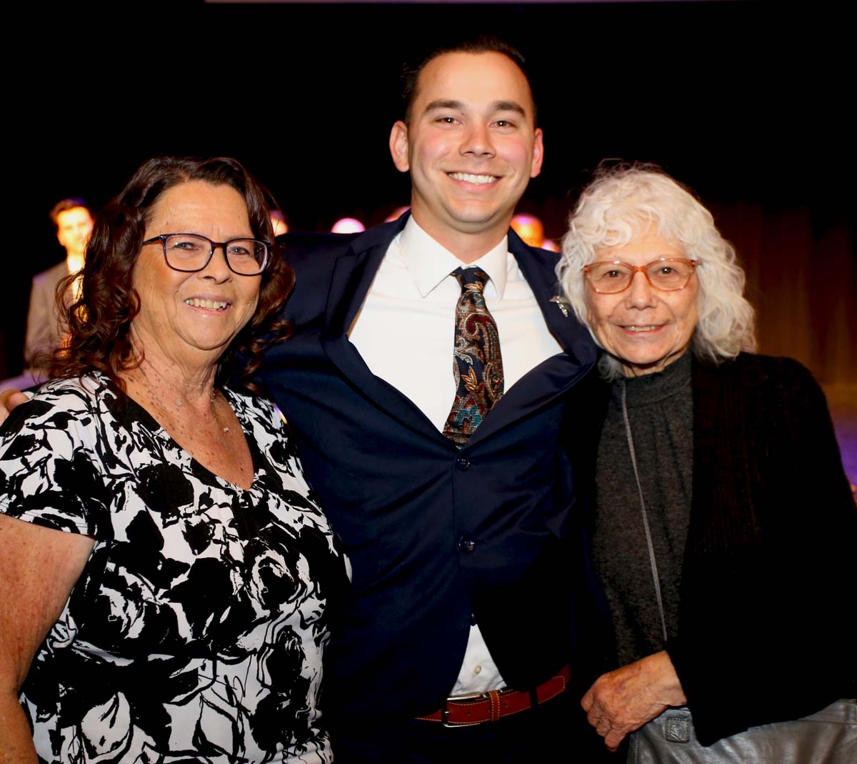 People enjoying the Paramedic Graduation