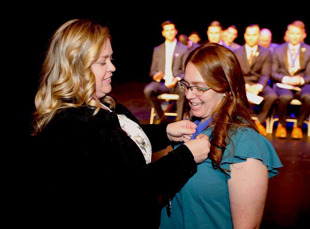 People enjoying the Paramedic Graduation