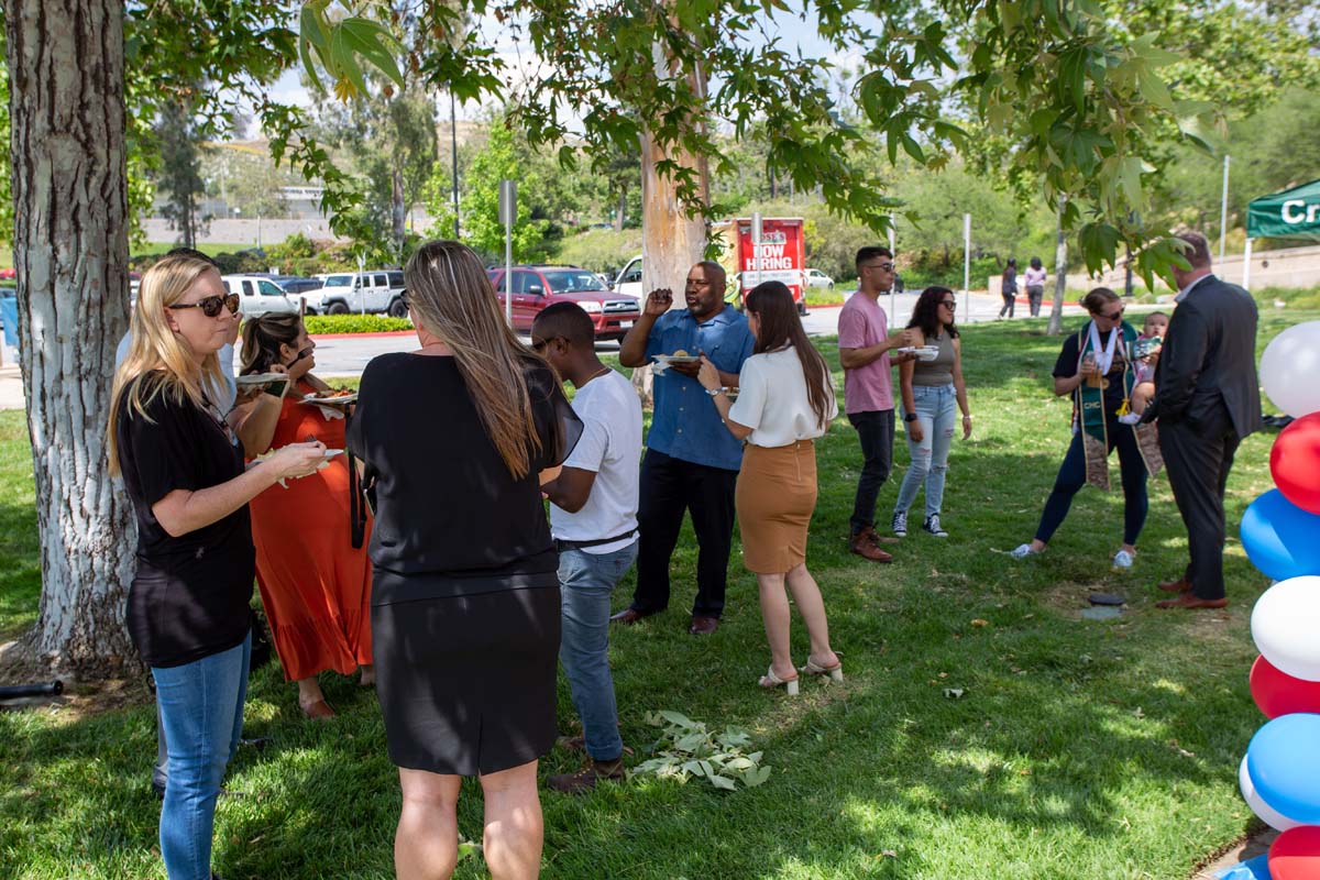 People enjoying the VRC Graduation