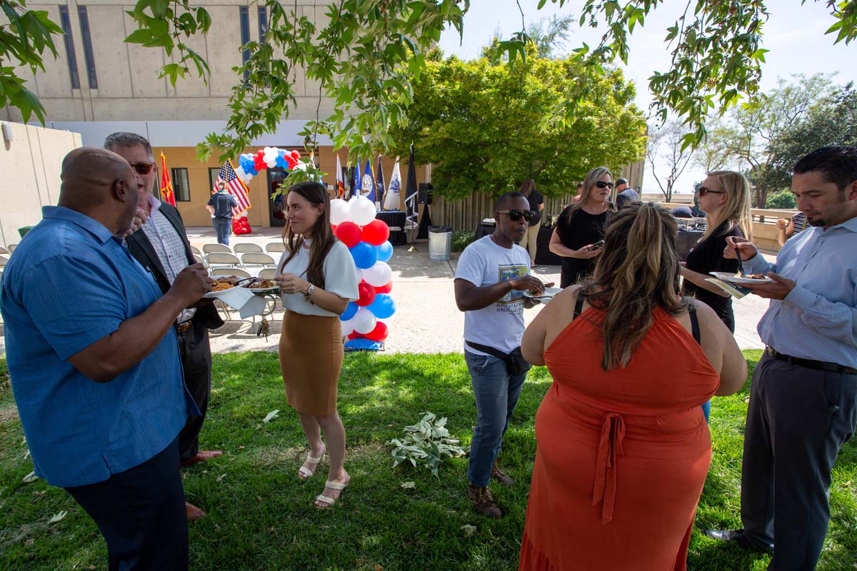 People enjoying the VRC Graduation