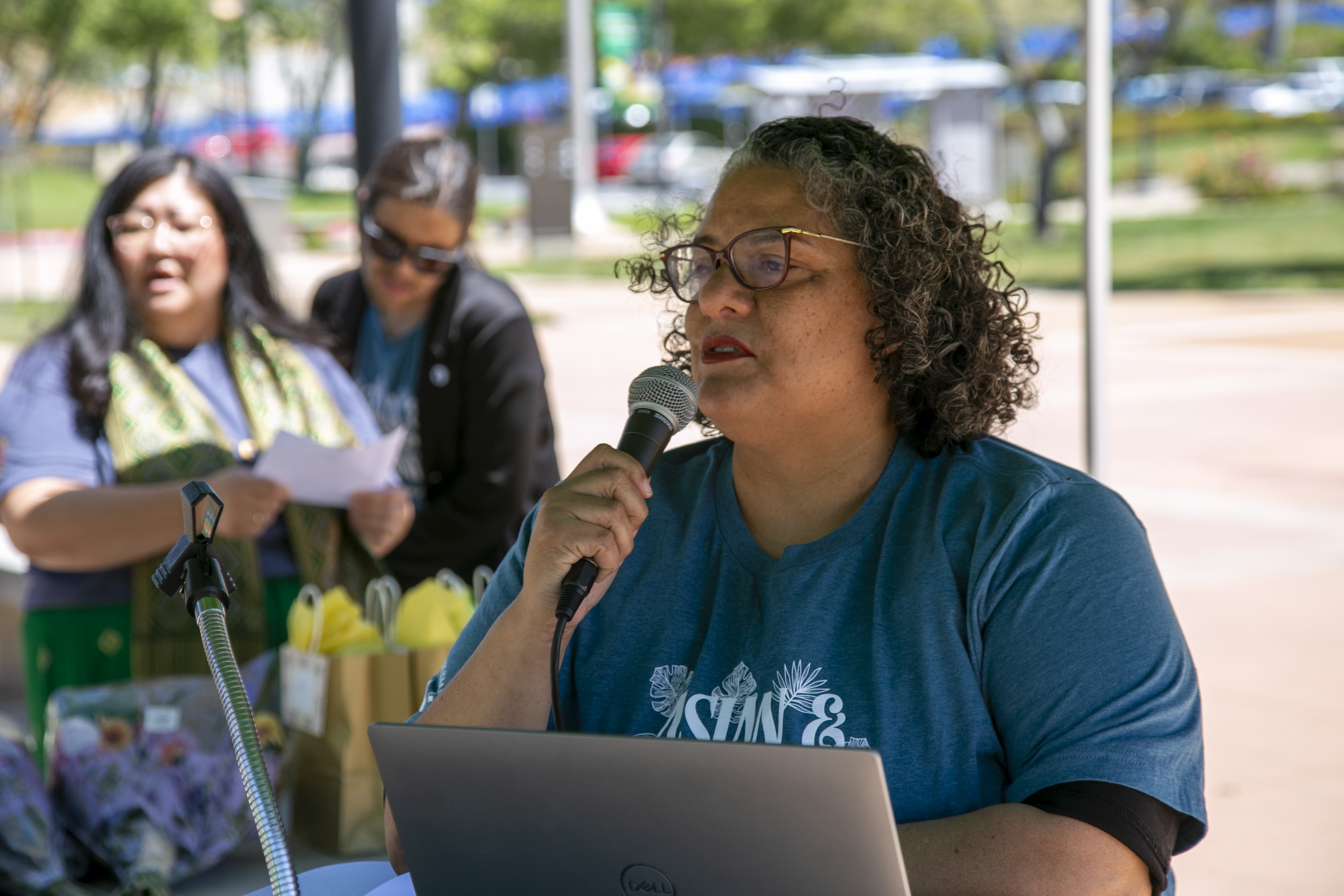 Students, staff, and faculty attend API Heritage Month Closing Ceremony.