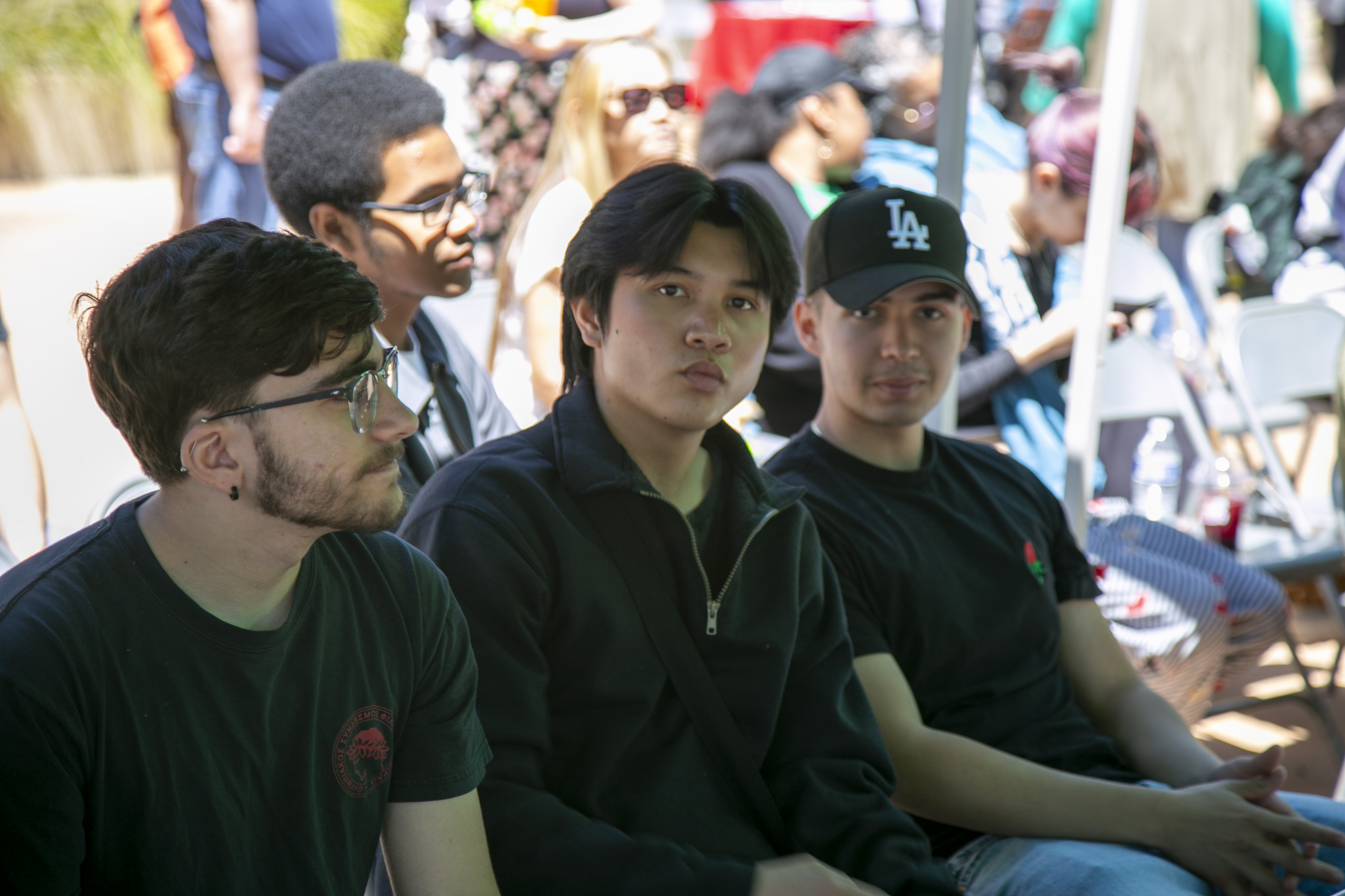 Students, staff, and faculty attend API Heritage Month Closing Ceremony.