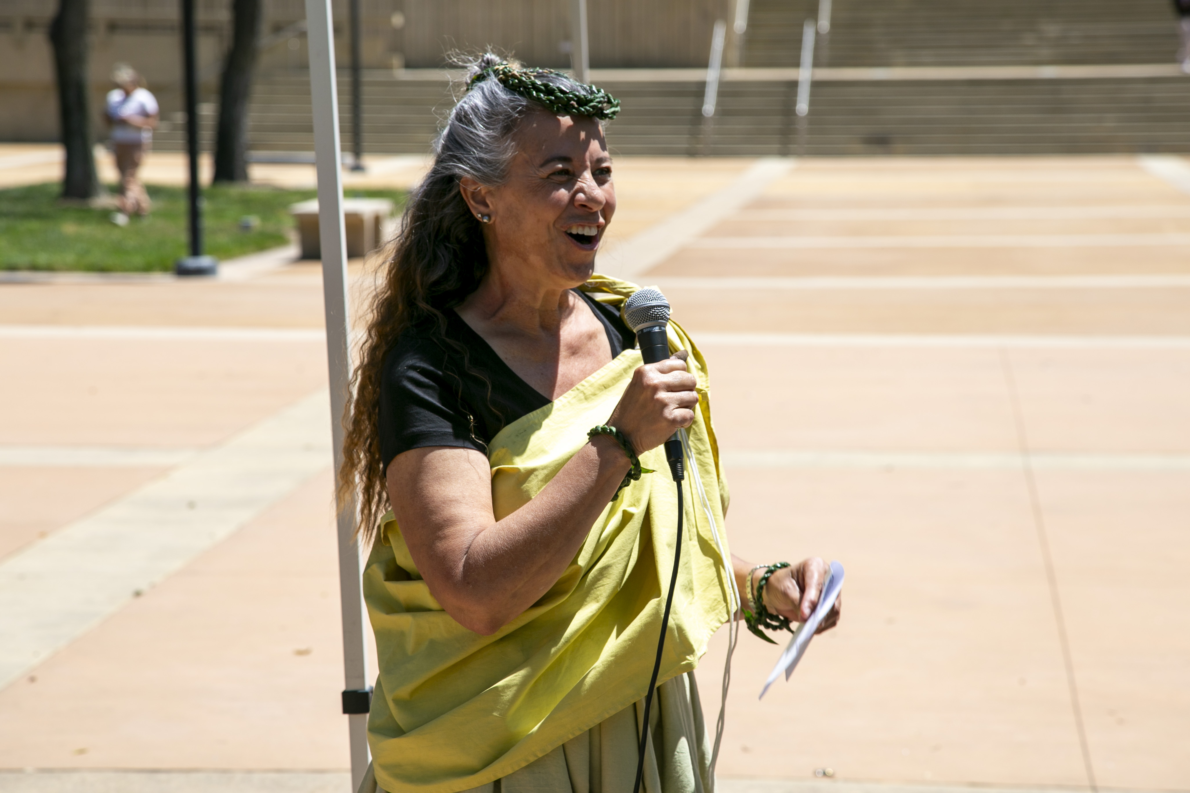 Students, staff, and faculty attend API Heritage Month Closing Ceremony.