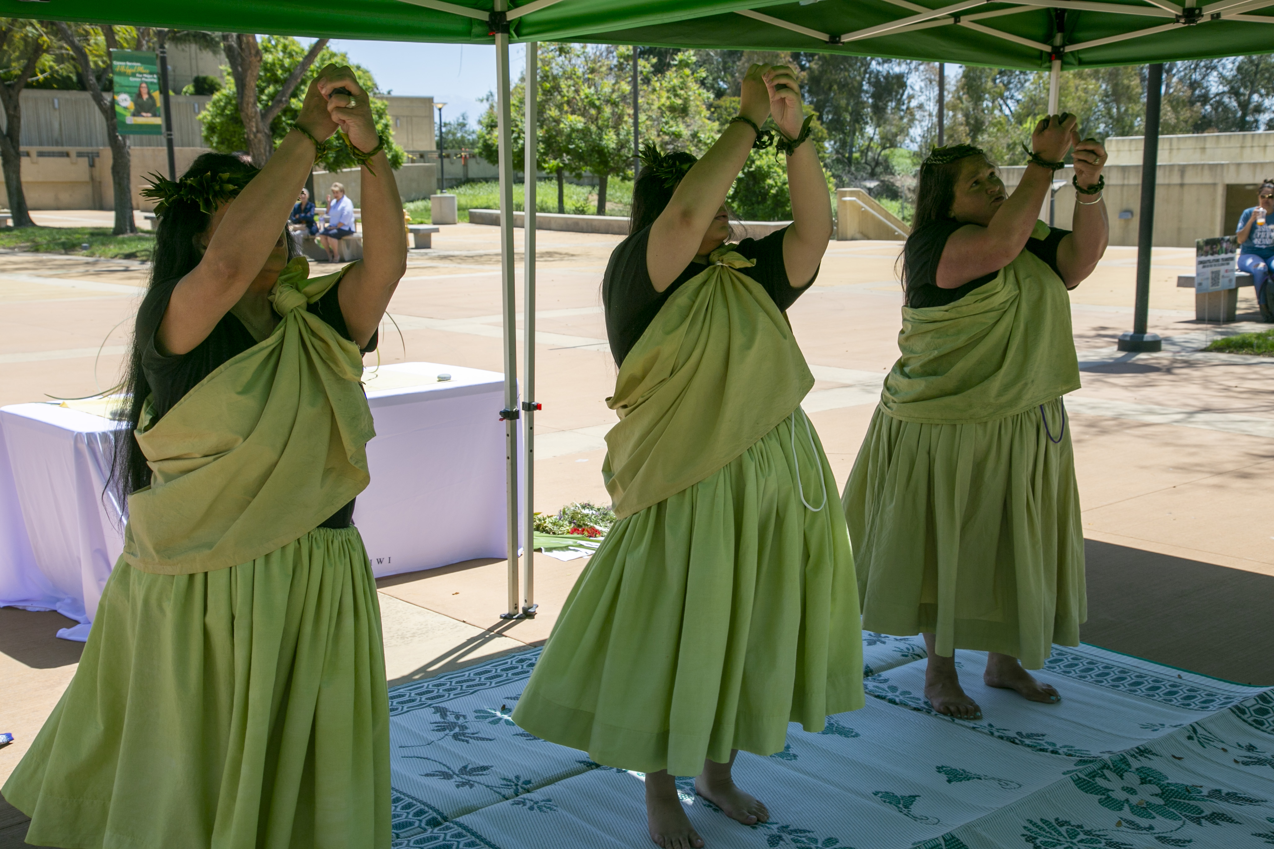 Students, staff, and faculty attend API Heritage Month Closing Ceremony.