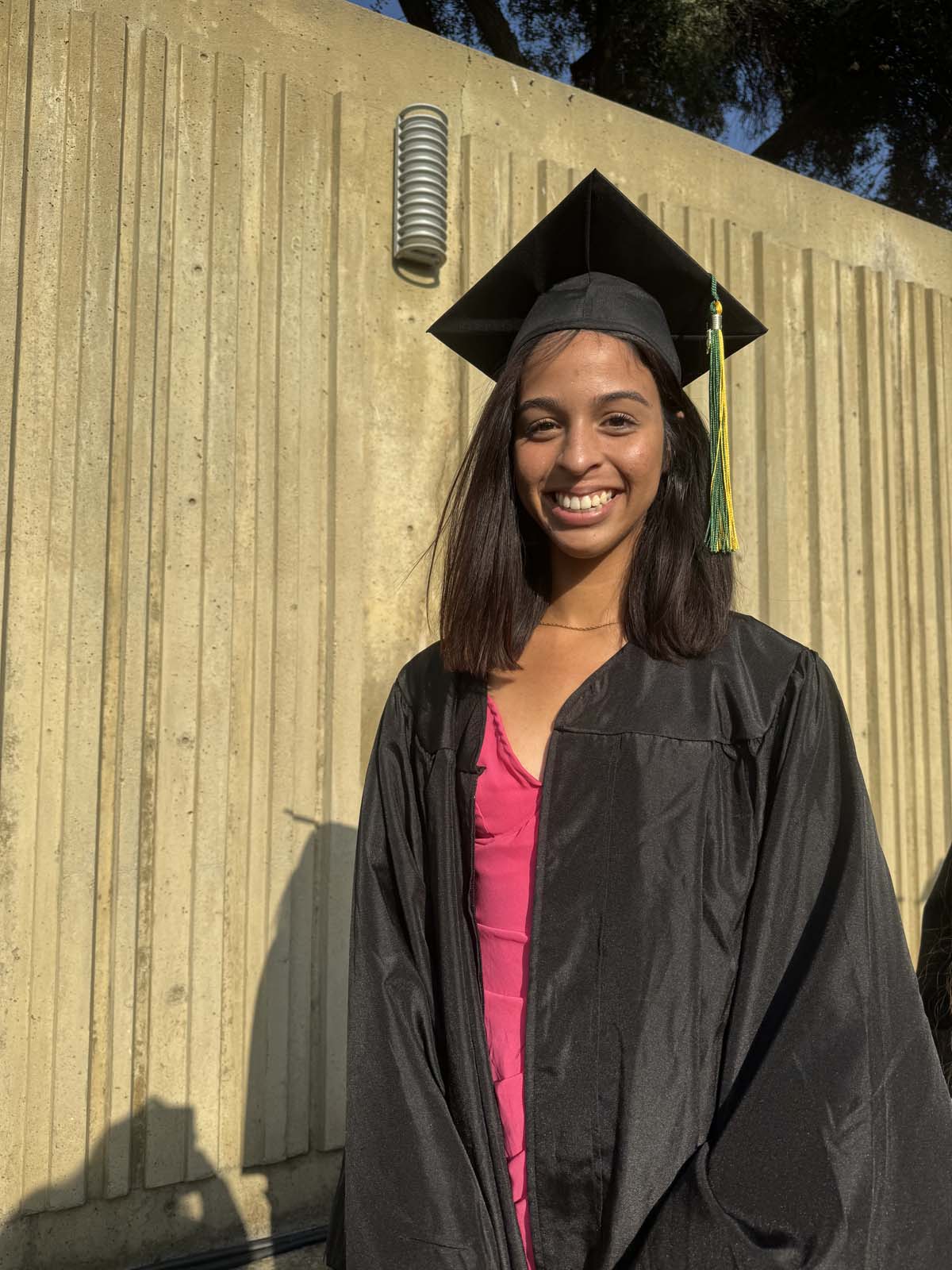 Graduates walk to stage at CHC's Commencement 2024.