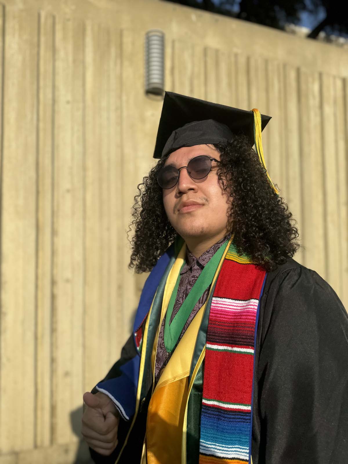 Graduates walk to stage at CHC's Commencement 2024.
