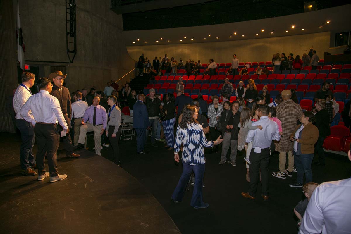 People attending Paramedic 102 Graduation at Crafton Hills College.