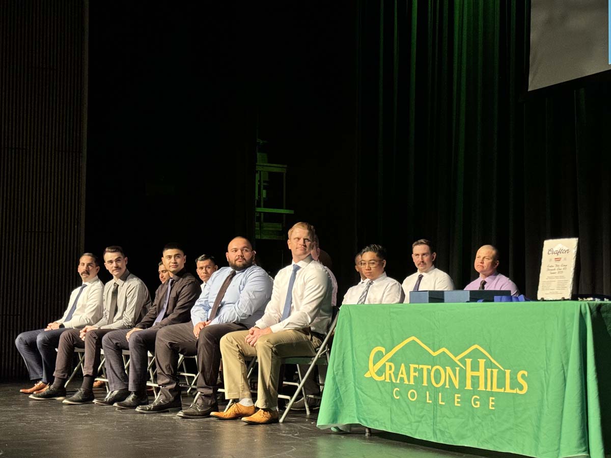 People attending Paramedic 102 Graduation at Crafton Hills College.