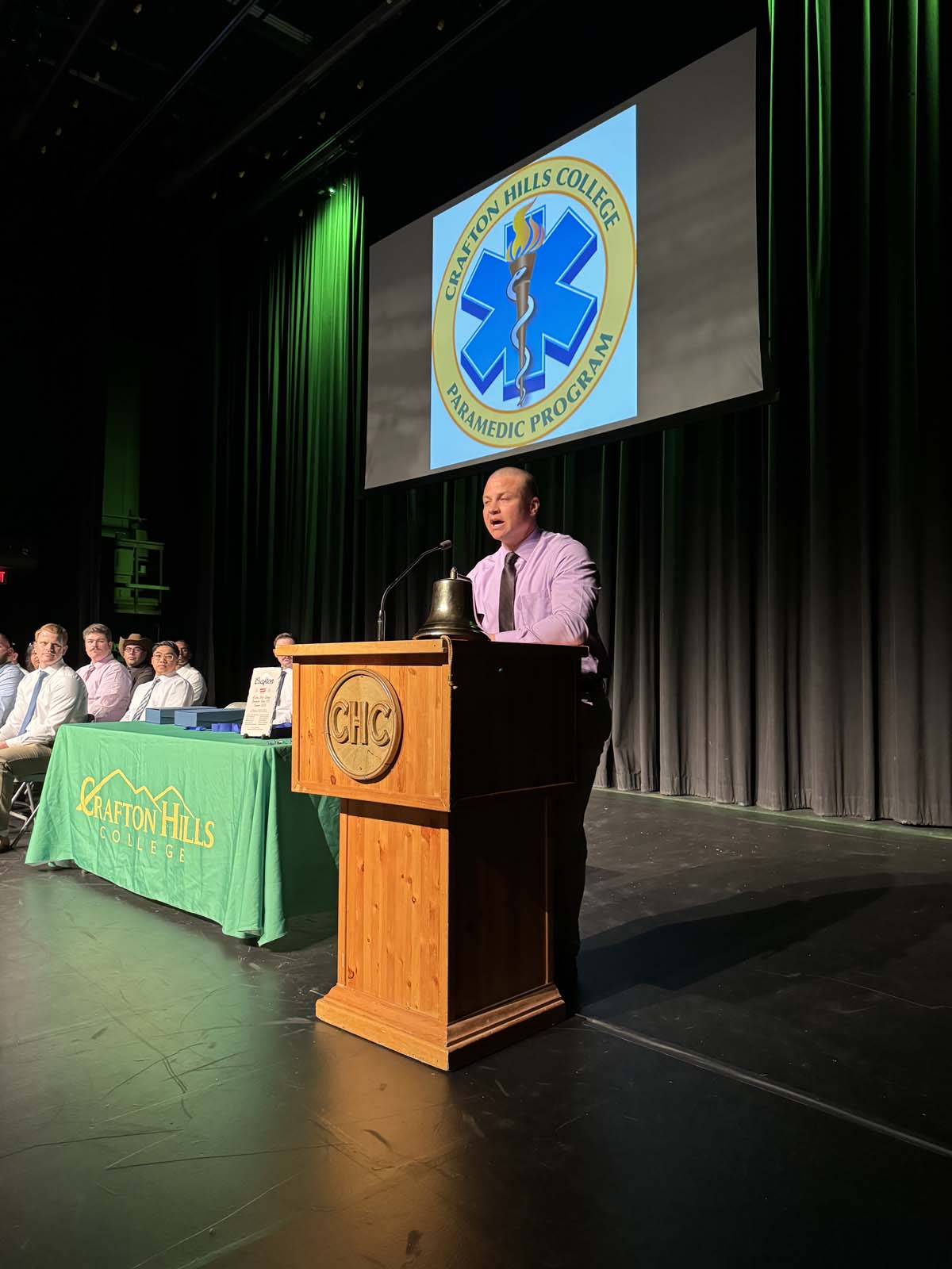 People attending Paramedic 102 Graduation at Crafton Hills College.