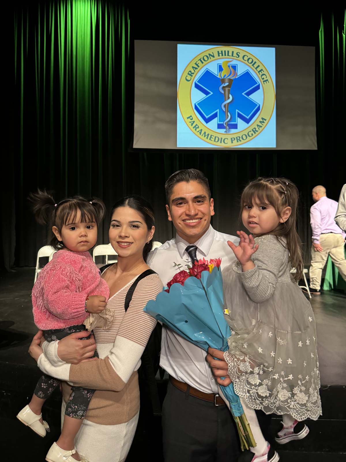 People attending Paramedic 102 Graduation at Crafton Hills College.