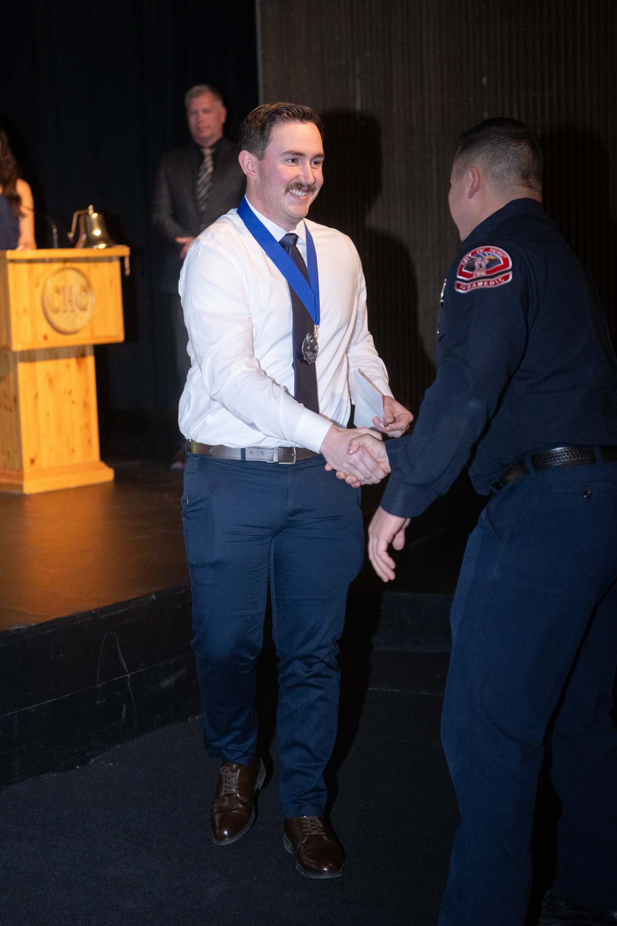 People attending Paramedic 102 Graduation at Crafton Hills College.