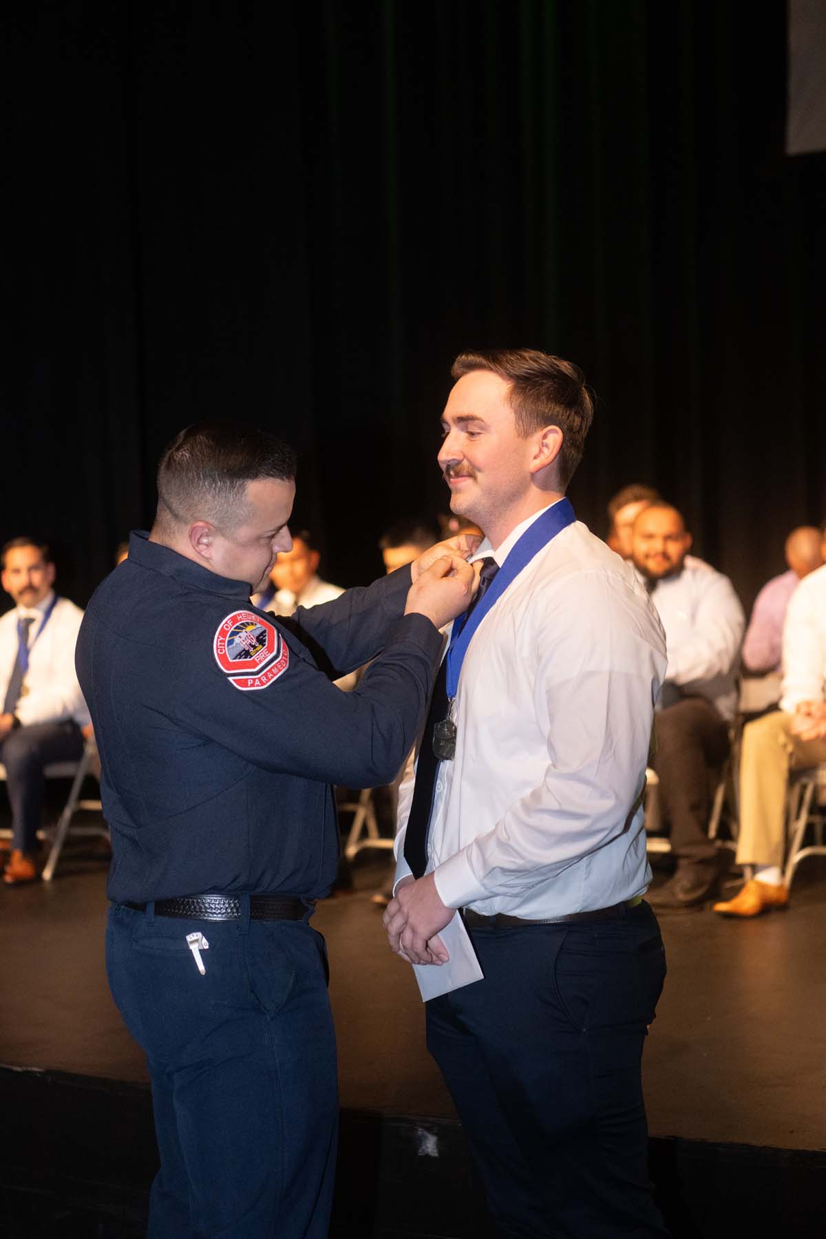 People attending Paramedic 102 Graduation at Crafton Hills College.