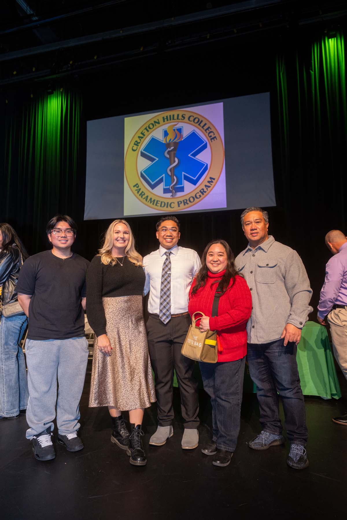 People attending Paramedic 102 Graduation at Crafton Hills College.