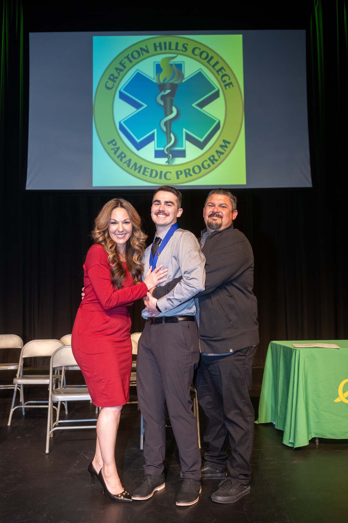 People attending Paramedic 102 Graduation at Crafton Hills College.