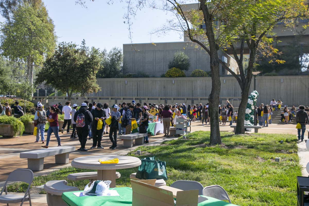 People enjoying Senior Day