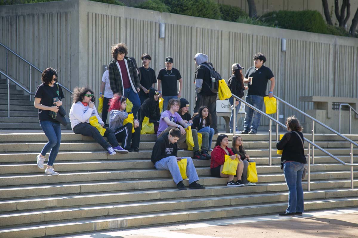 People enjoying Senior Day