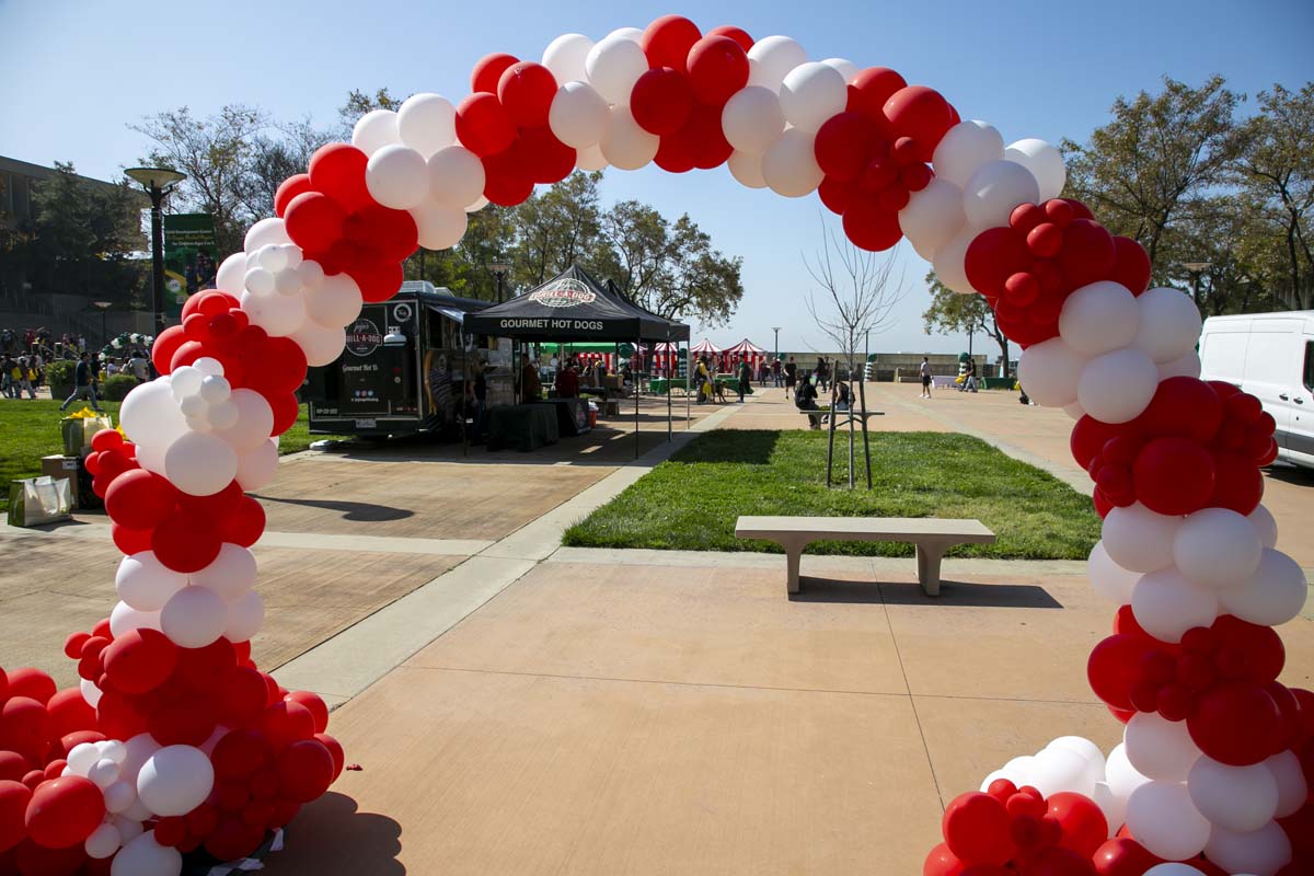 People enjoying Senior Day