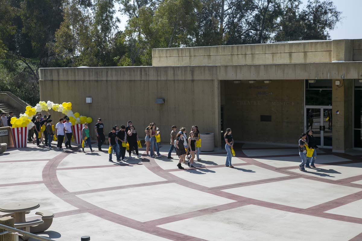 People enjoying Senior Day