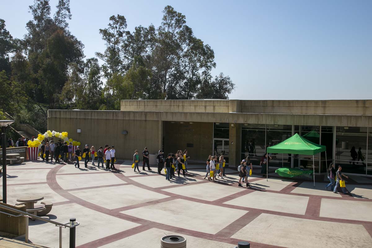 People enjoying Senior Day