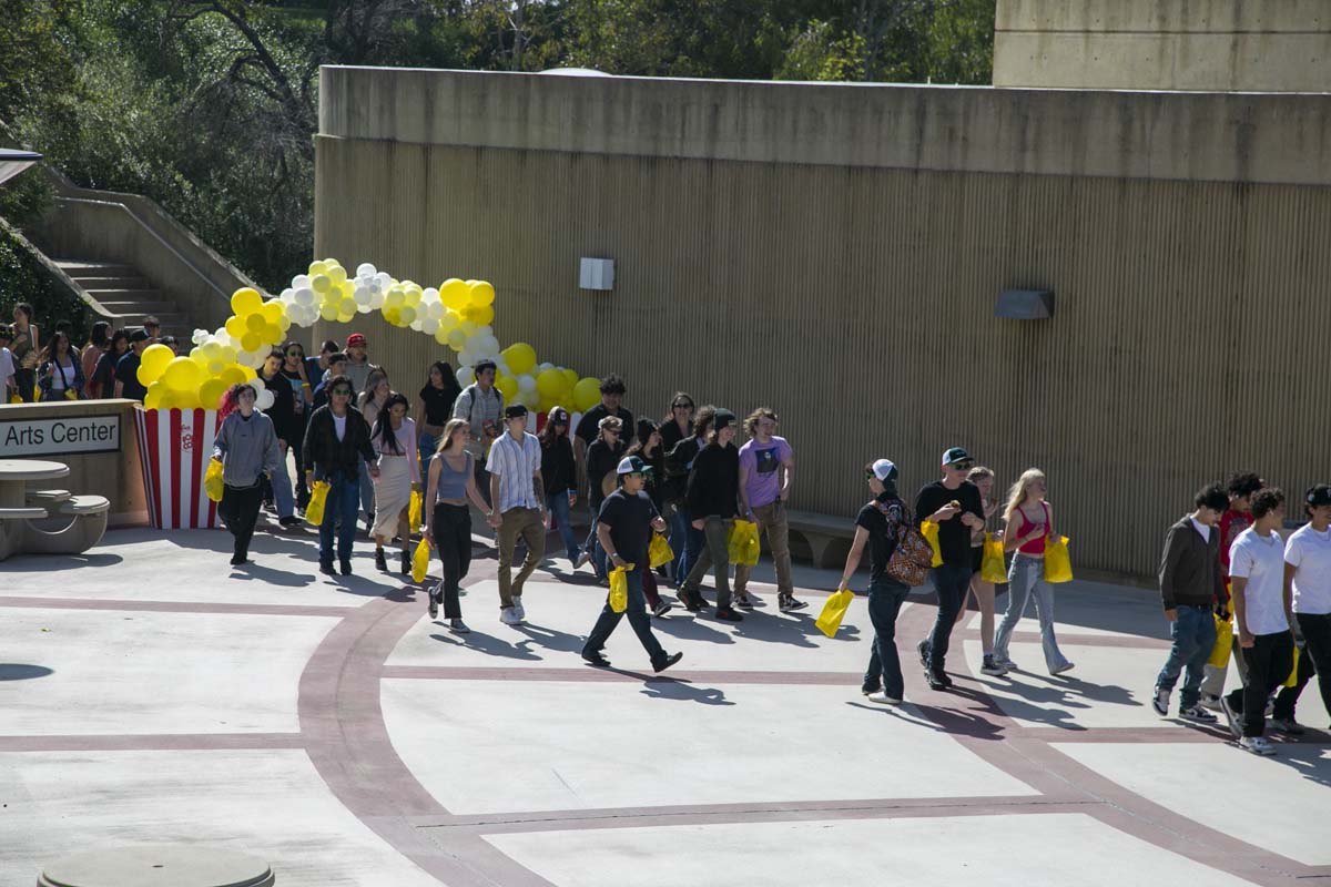 People enjoying Senior Day