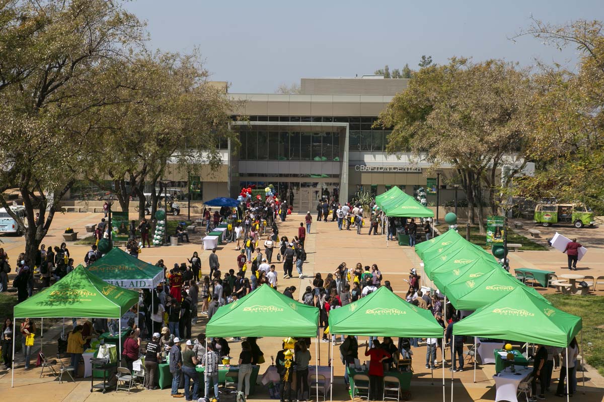 People enjoying Senior Day