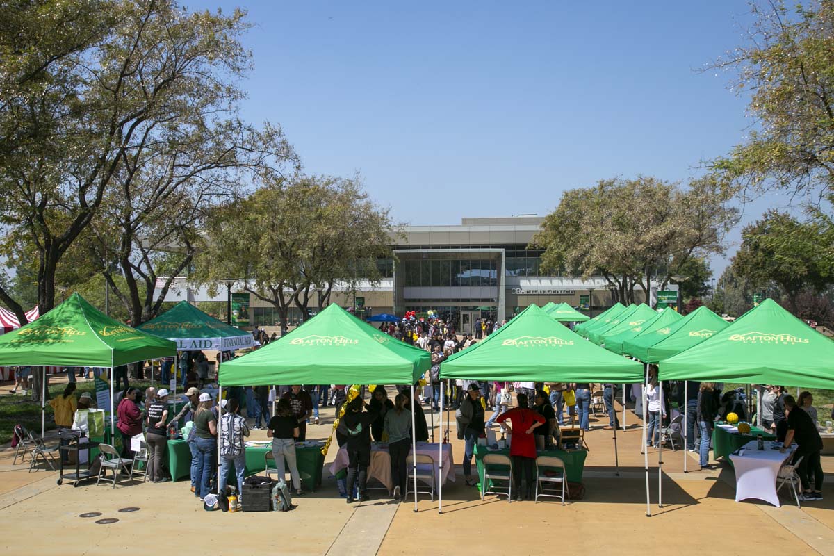 People enjoying Senior Day