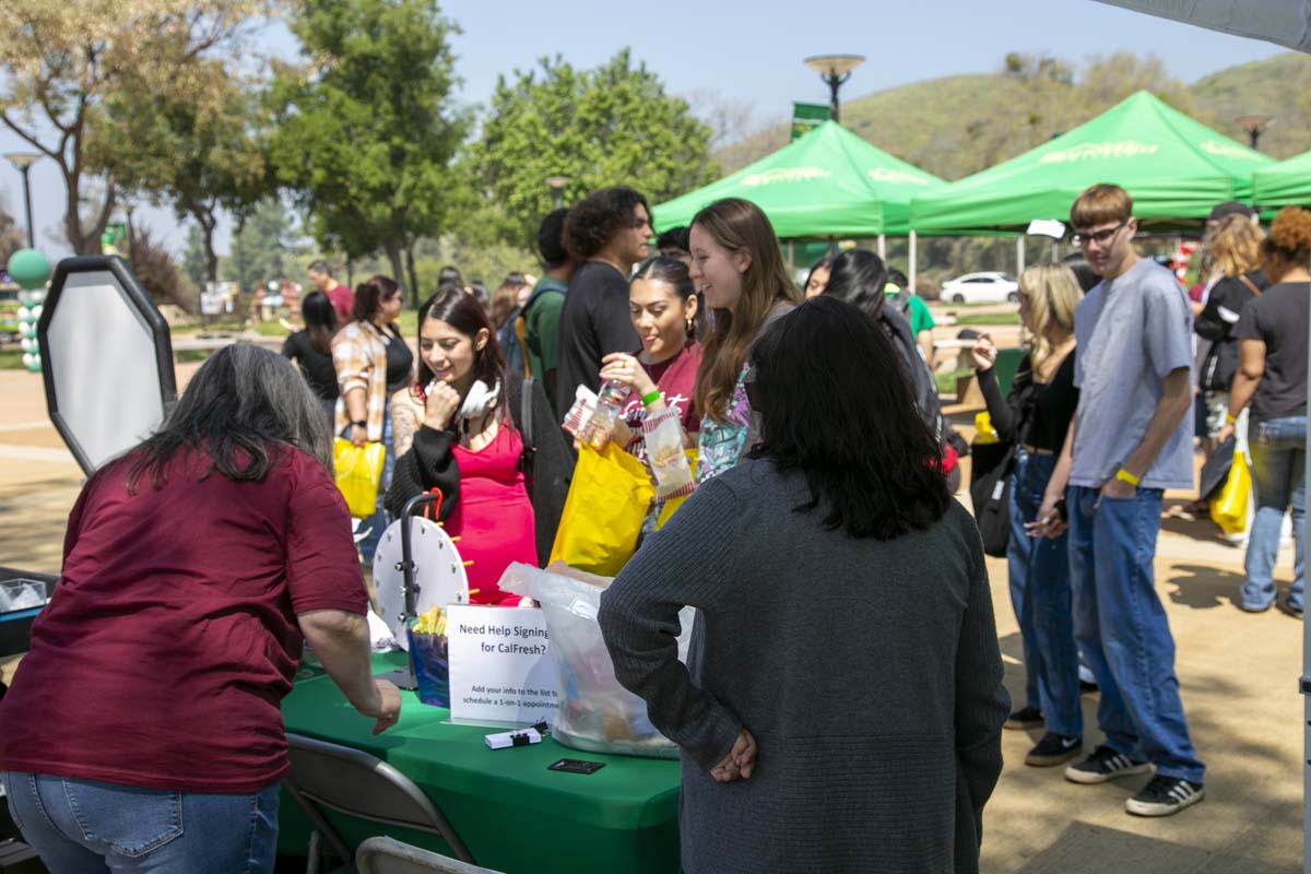 People enjoying Senior Day