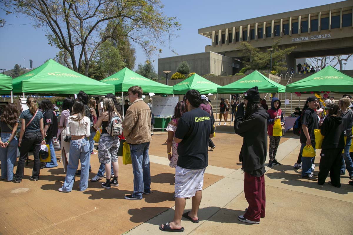 People enjoying Senior Day