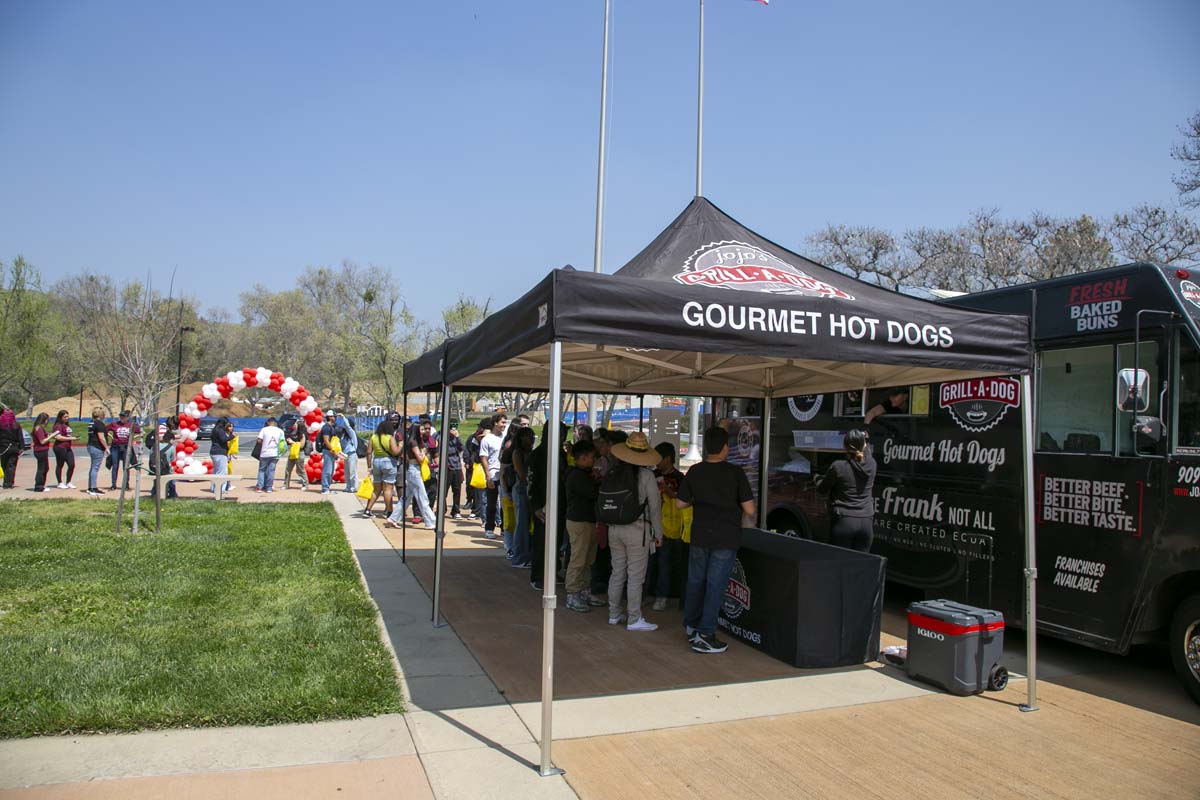 People enjoying Senior Day