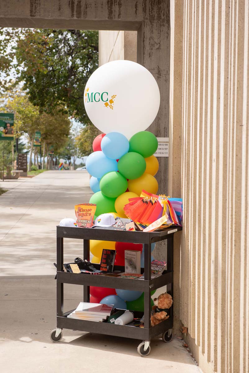 Attendees enjoing the Multicultural Center Grand Opening