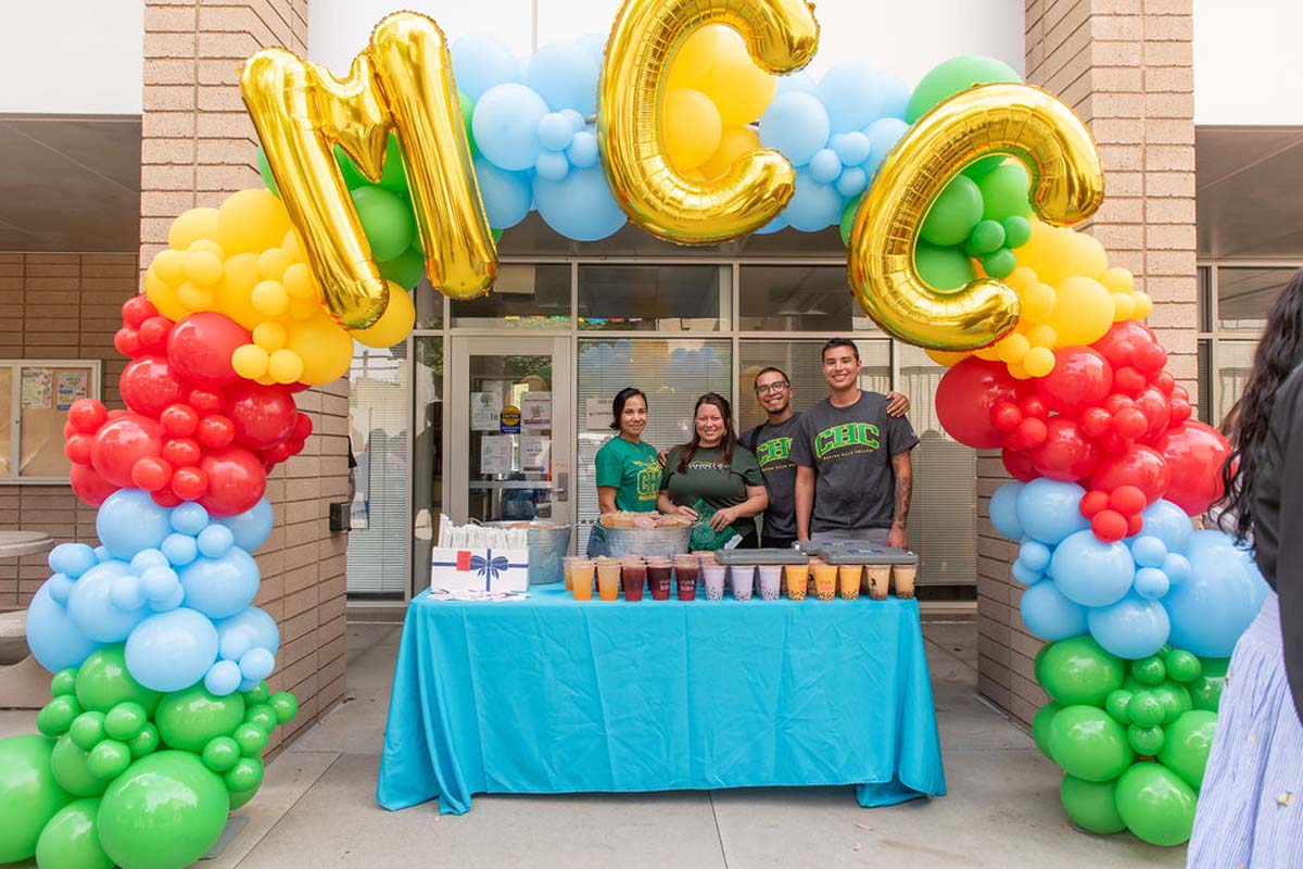 Attendees enjoing the Multicultural Center Grand Opening