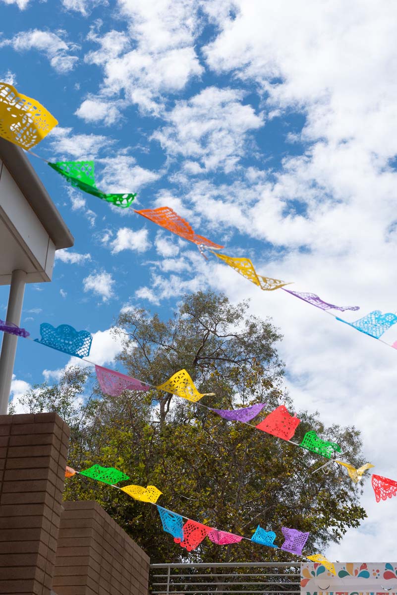 Attendees enjoing the Multicultural Center Grand Opening
