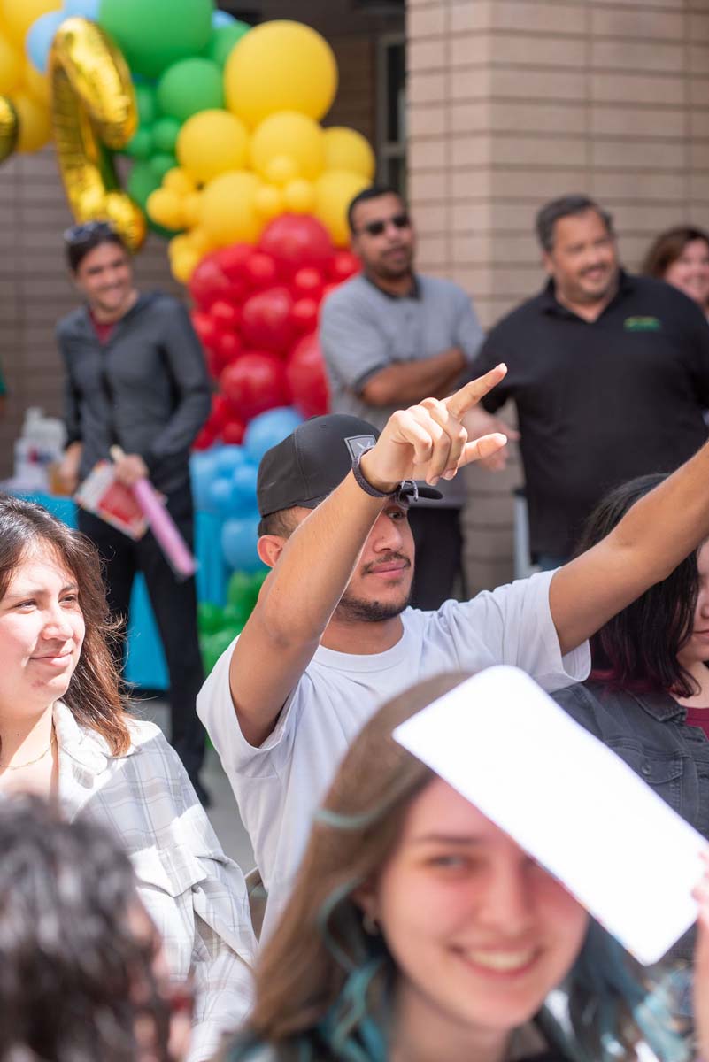 Attendees enjoing the Multicultural Center Grand Opening