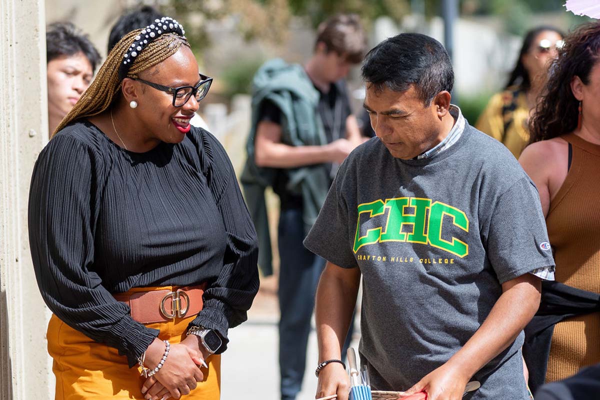 Attendees enjoing the Multicultural Center Grand Opening
