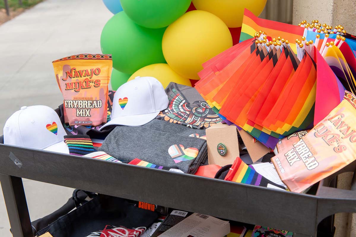 Attendees enjoing the Multicultural Center Grand Opening