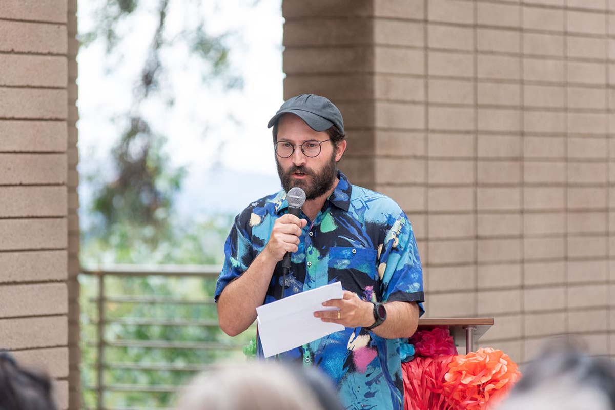 Attendees enjoing the Multicultural Center Grand Opening