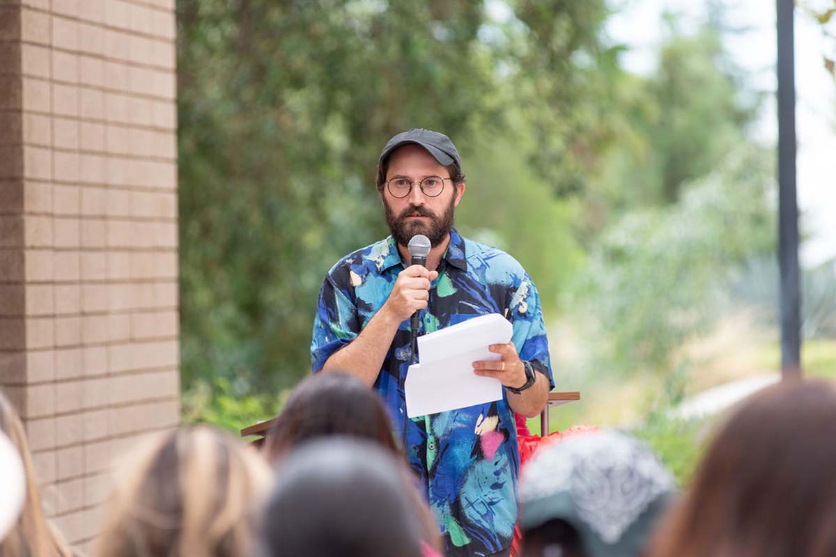 Attendees enjoing the Multicultural Center Grand Opening