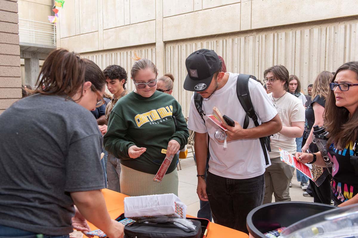 Attendees enjoing the Multicultural Center Grand Opening