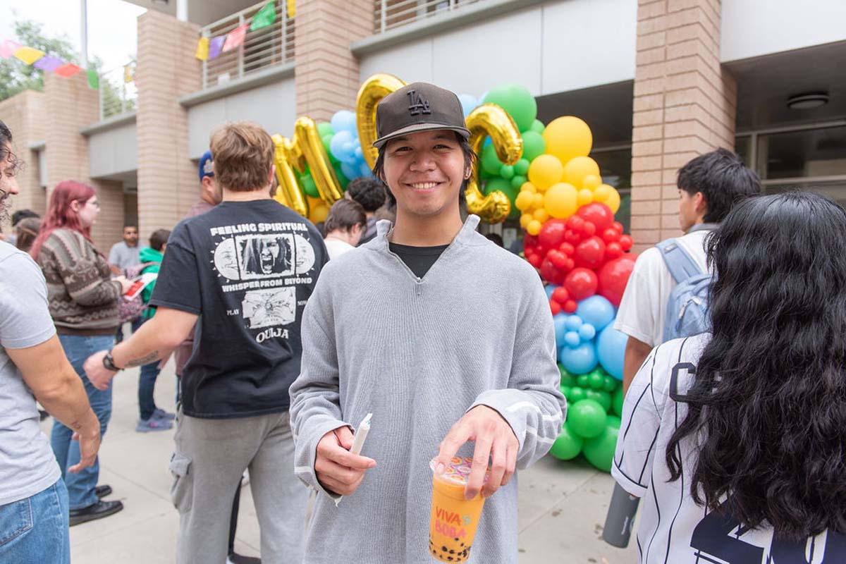 Attendees enjoing the Multicultural Center Grand Opening