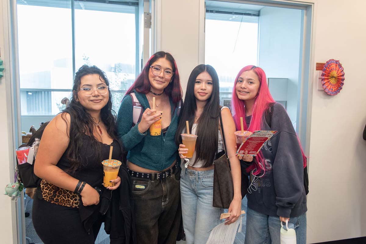 Attendees enjoing the Multicultural Center Grand Opening