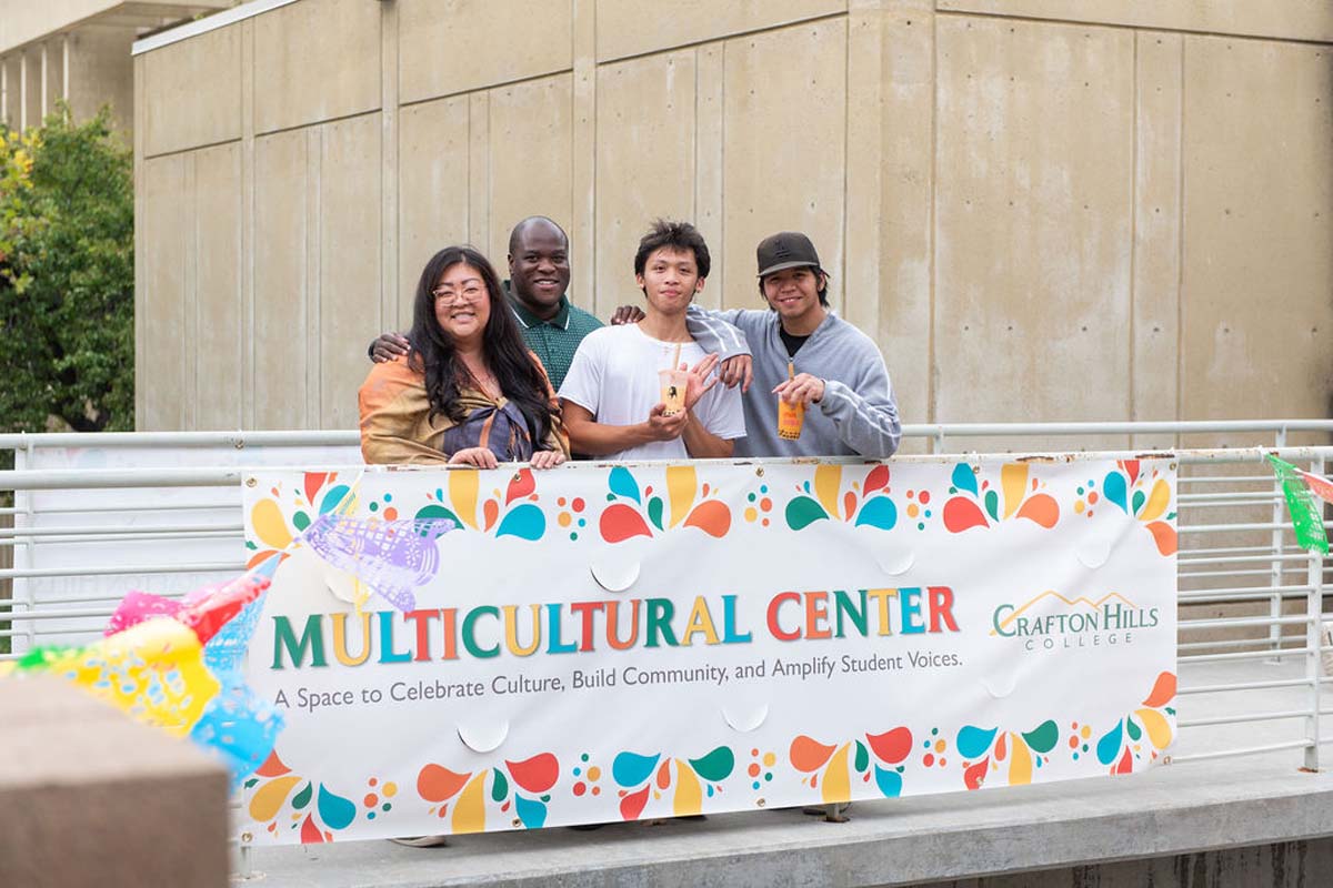 Attendees enjoing the Multicultural Center Grand Opening