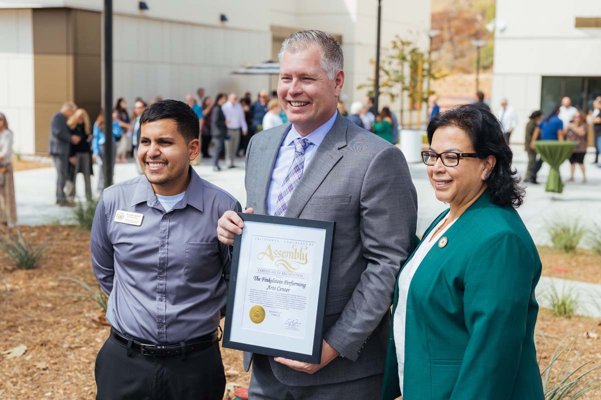 Performing Arts Center Ribbon Cutting