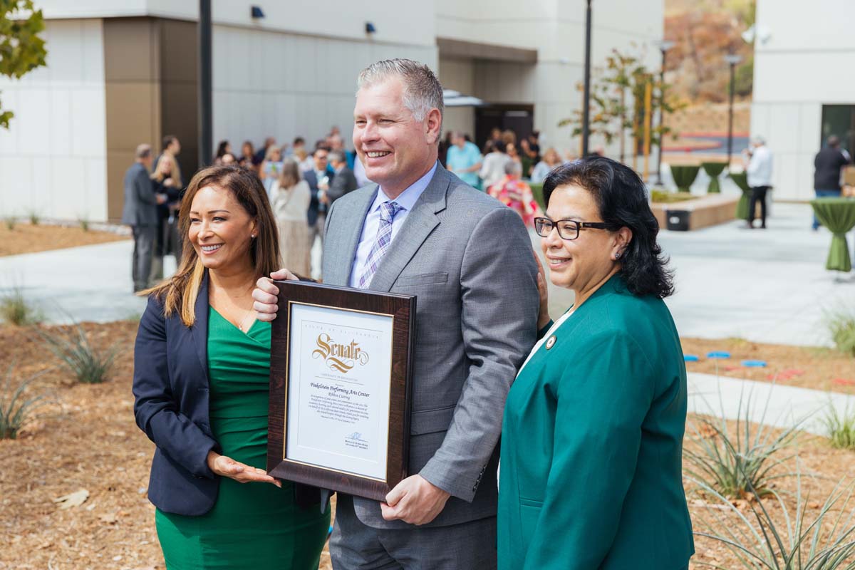 Performing Arts Center Ribbon Cutting