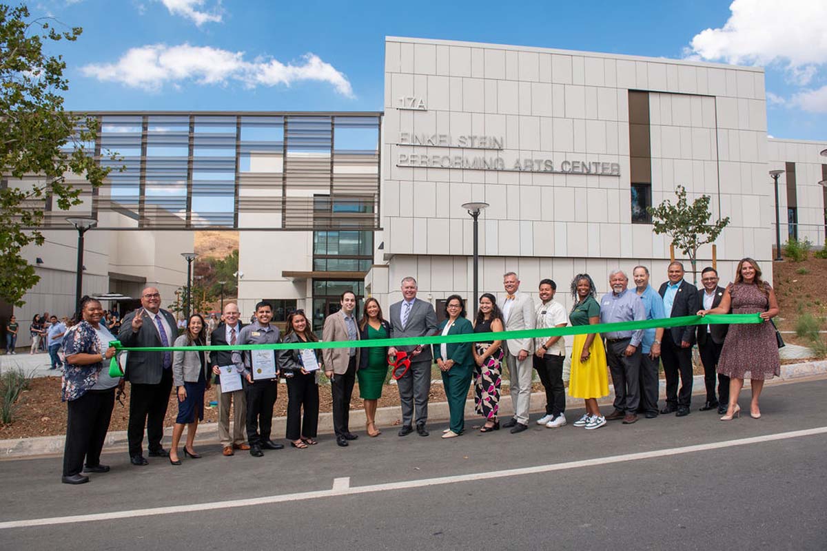 Performing Arts Center Ribbon Cutting